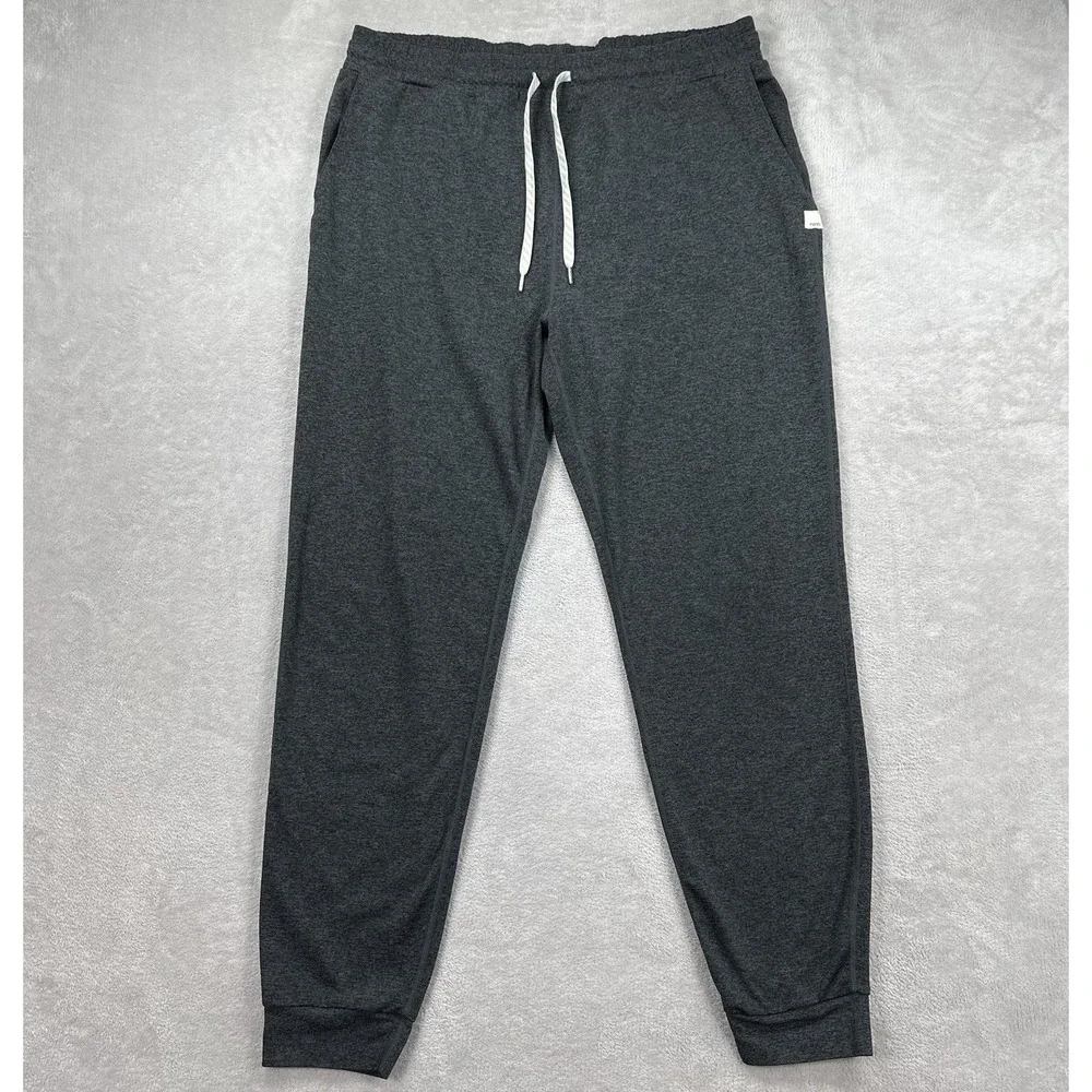 Vuori Performance Jogger Womens Large Gray DreamKnit Athletic Sweatpants Gym - Picture 2 of 9